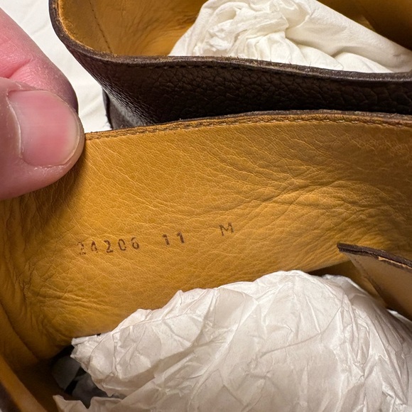 Mens Magnanni "Polar" Lace Up Leather Boots light Brown US 11 - Picture 9 of 10